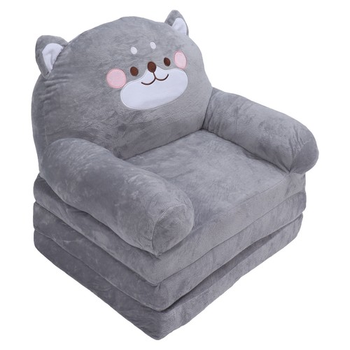 Foldable gray cartoon dog - gray, kids