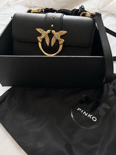 Pinko black crossbody - crossbody, bag