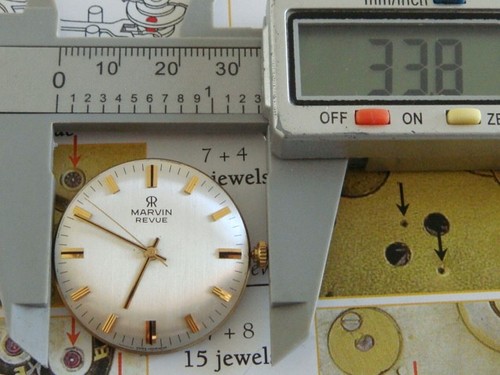 Vintage marvin revue cal t44 - vintage,