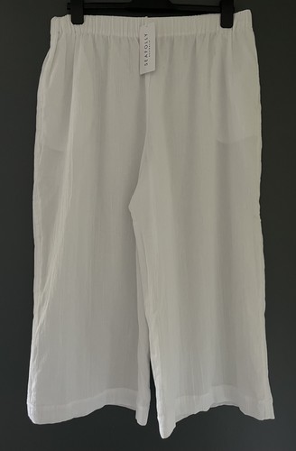 Seafolly white crinkle beach - white,
