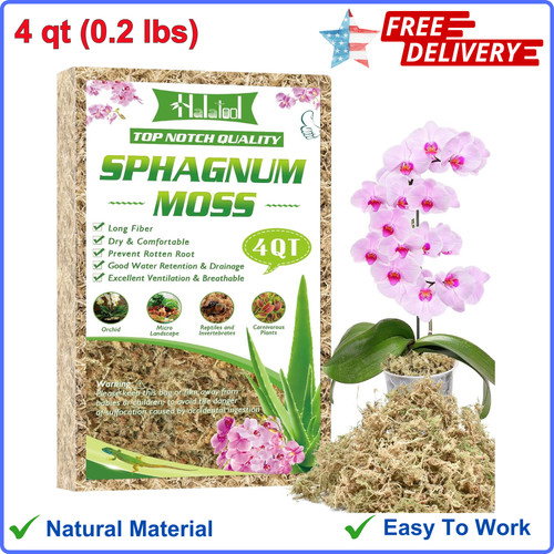 6oz premium sphagnum moss - premium,