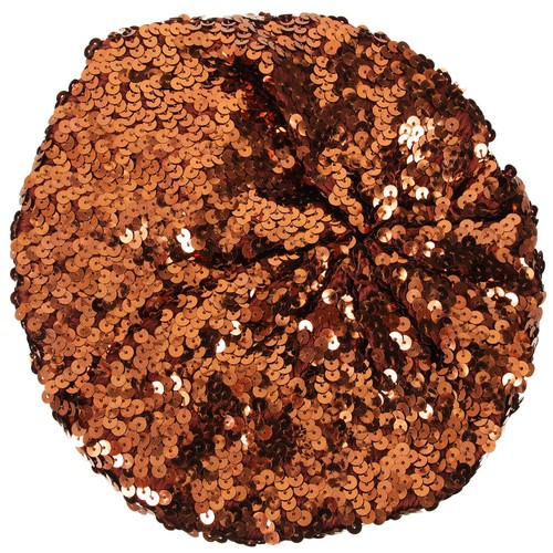 Fashionable pink sequin beret - fashionable,