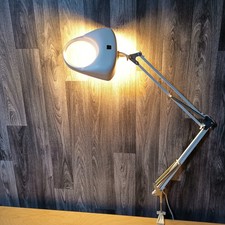 Vintage Vrieland Clamp-On Anglepoise Magnifying Craft Sewing Hobby Lamp Light