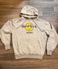 HARD ROCK CAFE "Orlando" mens Hoodie Grey size Medium Good condition