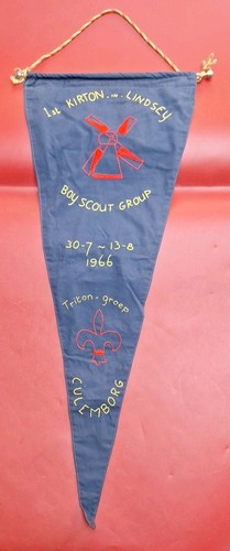 Vintage boy scout pennant flag - pennant,