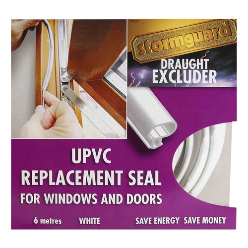 White replacement rubber upvc - white,