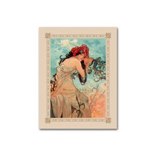 Art Nouveau Lady As Summer By