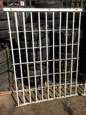 HEAVY DUTY SOLID STEEL SECURITY GATE GRATE GUARD BARS WINDOW DOOR C 164x122 Q