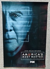 Americas Most Wanted - TV Show [Promo Poster] 27x40. High Gloss. Fox / Hulu