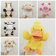 Kid Puppets Animal Wildlife Hand Glove Puppet Soft Plush Puppets Kid Adorable