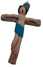 Cross Ceramic Clay Sculpture