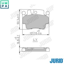 BRAKE PAD SET DISC BRAKE