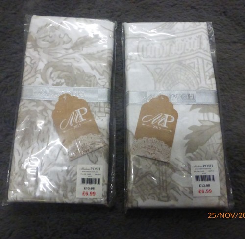 Set beige pillowcases - beige, new
