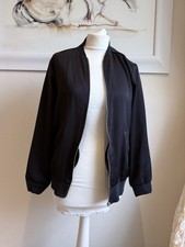 Topshop UK 8 Black Zip Up