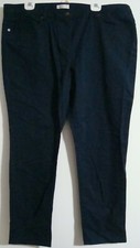 Van Heusen Women's Casual Pants Slim Fit Jeans Size 18 /Teal color /Cotton Blend