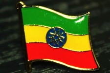 Ethiopia ethiopian metal flag - ethiopia,