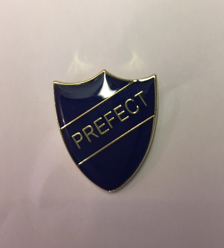 Prefect enamel dark blue - blue, pin
