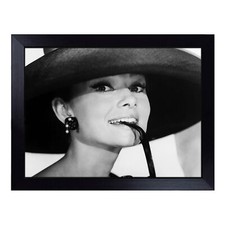 Audrey Hepburn No.2 Lap Tray Cushioned Bean Bag Padded TV Dinner Breakfast Desk
