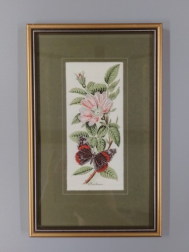 Miniature woven silk picture - silk,