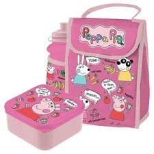 Peppa Pig Lunch Bag Bottle Set