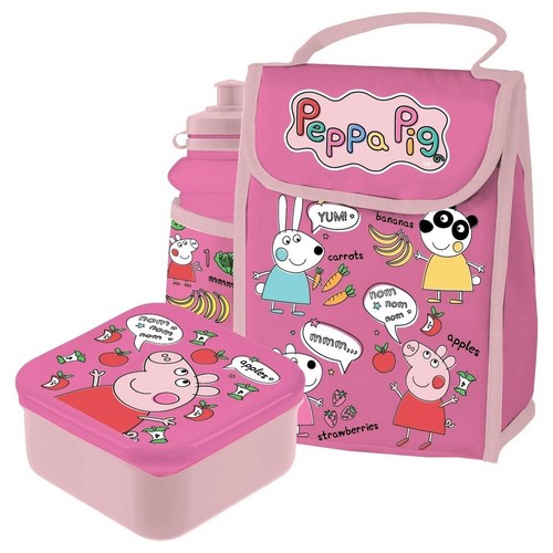 Peppa pig lunch bag bottle - peppa,