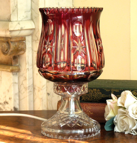 Crystal table lamp - , desk