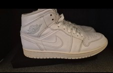 Air Jordan 1 Mid Triple White