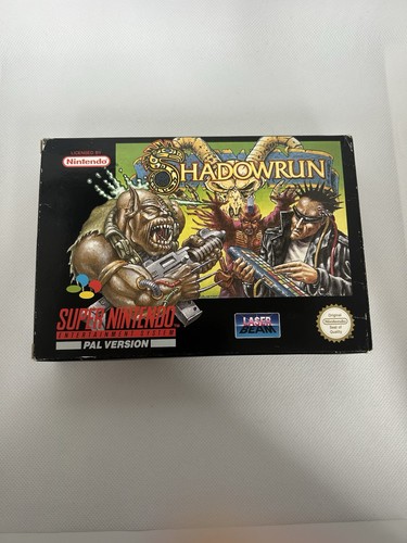 Shadowrun snes super nintendo - shadowrun,