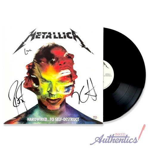 Metallica signed autographed - metallica,