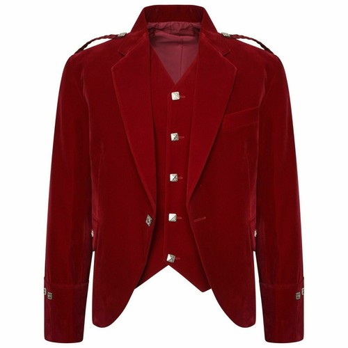 Men scottish red - scottish, velvet