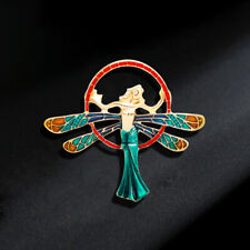 Art Deco Style Enamel Crystal