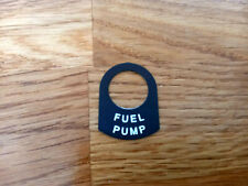 Classic Mini Cooper S Lucas Works BMC Mk1 Switch Tab Label Mpi Rover Fuel Pump