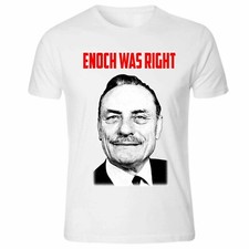 Enoch Powell MP 'Enoch Was Right' Rivers of Blood Patriot T-Shirt ( 100% Cotton)