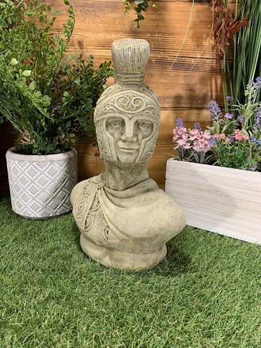 Stone garden roman centurion - stone,