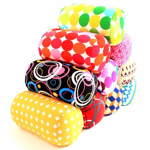 Micro bead roll pillow cushion - roll,