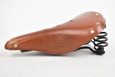 Brooks Champion Flyer Sprung Bike Bicycle Saddle Seat Honey Brown Leather 