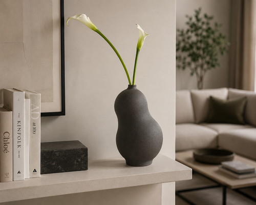 Kelly hoppen tall organic vase - kelly,