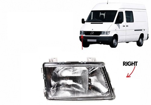 Right headlight for mercedes - headlight,