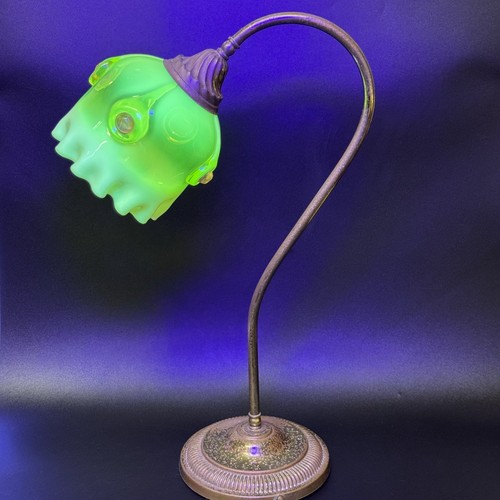 Uranium glass lamp - uranium,