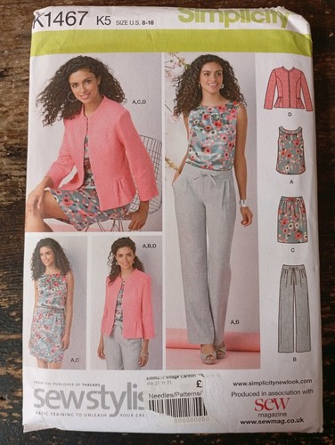 Simplicity 1467 sewing pattern - 1467,