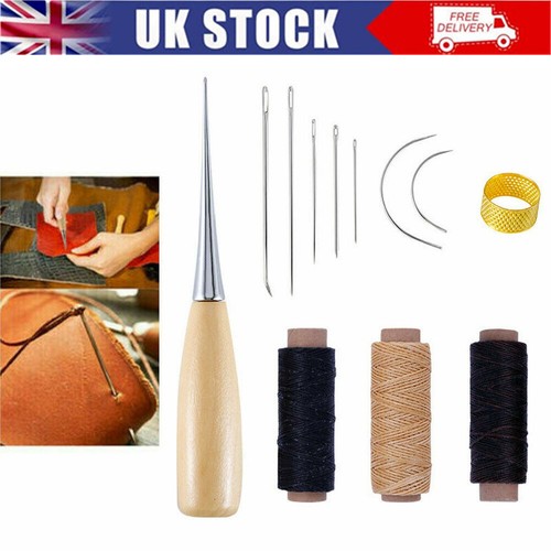 Leather sewing needles kit - leather,
