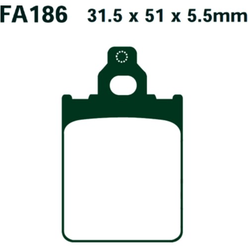 Brake pad carbon - pad, scooter