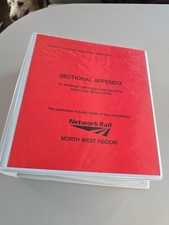 Network Rail North West Sectional Appendix 2003 – 9 of 10 Sections Binder