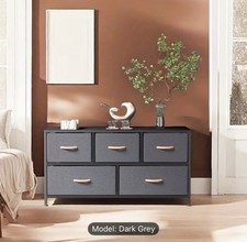 MODERN FABRIC DRESSER WITH