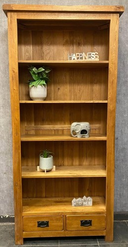 Oak furniture land bookcase - oak,