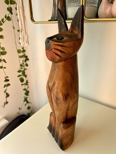 Vintage thai hand carved - thai,