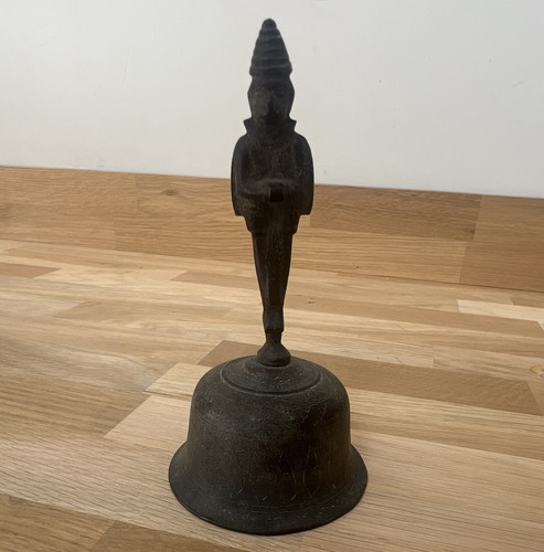 Temple bell with deity handle - temple,