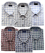 Mens Poly Cotton Check Short