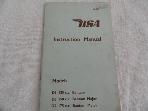 1967 bsa motorcycle - 1967, bantam