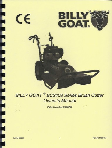 Billy goat brush cutter - billy,